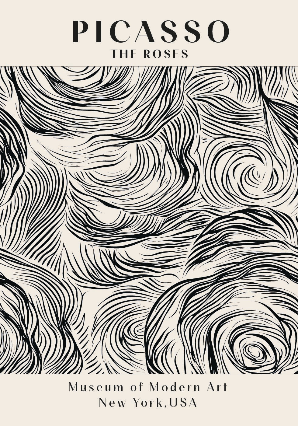 Picasso - The Roses Poster