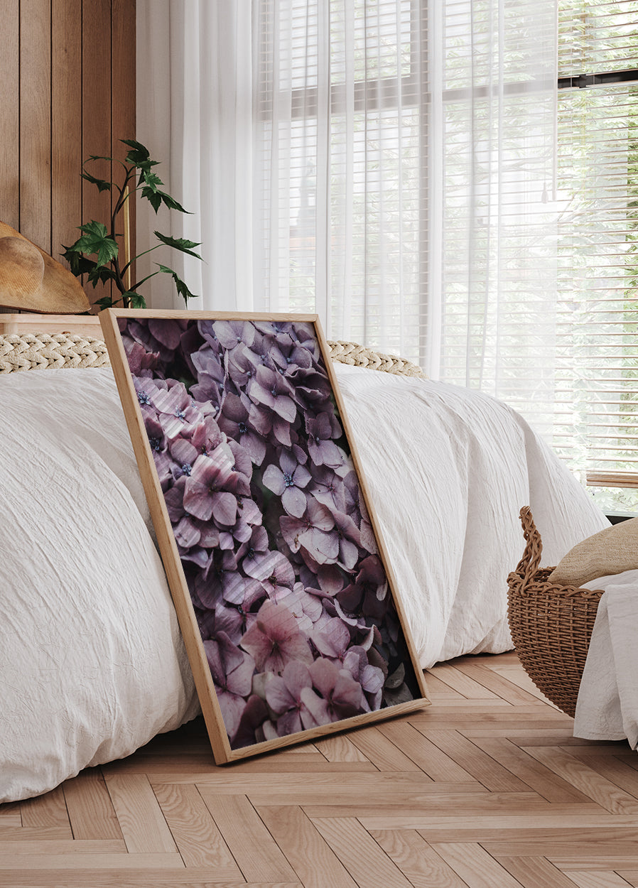 Pink Hydrangea Poster