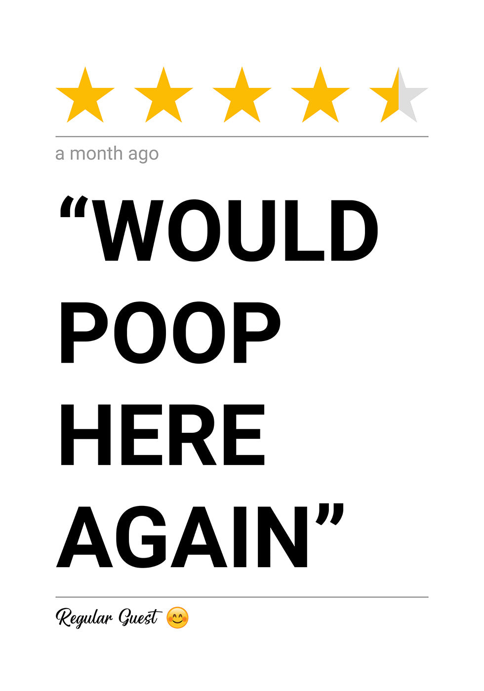 Poop Again Poster