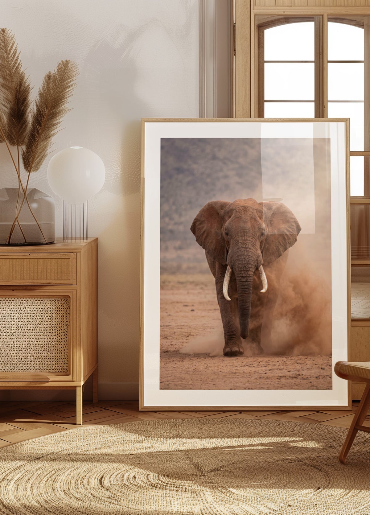 Powerful Dusty Elephant