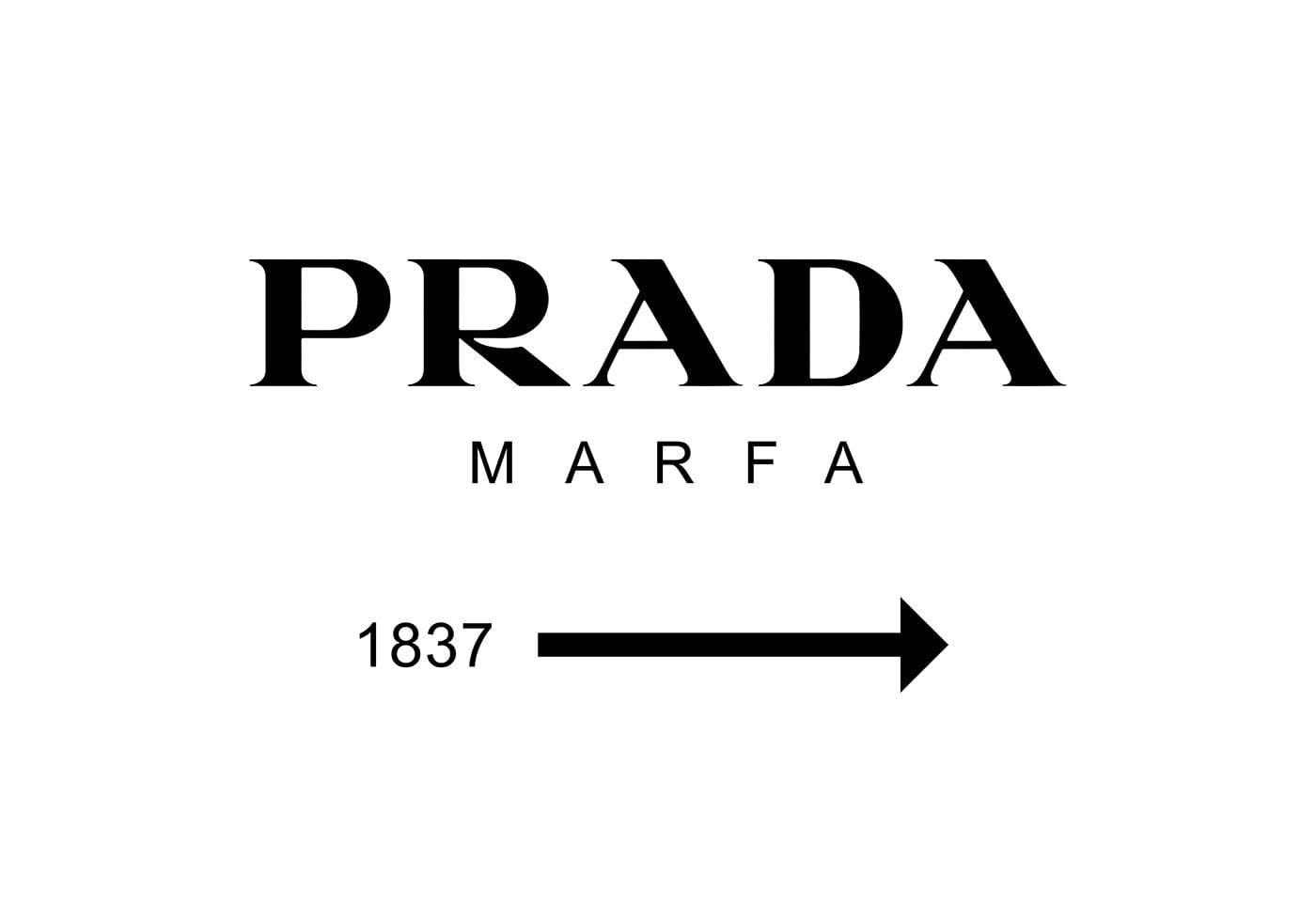 Prada Marfa Poster