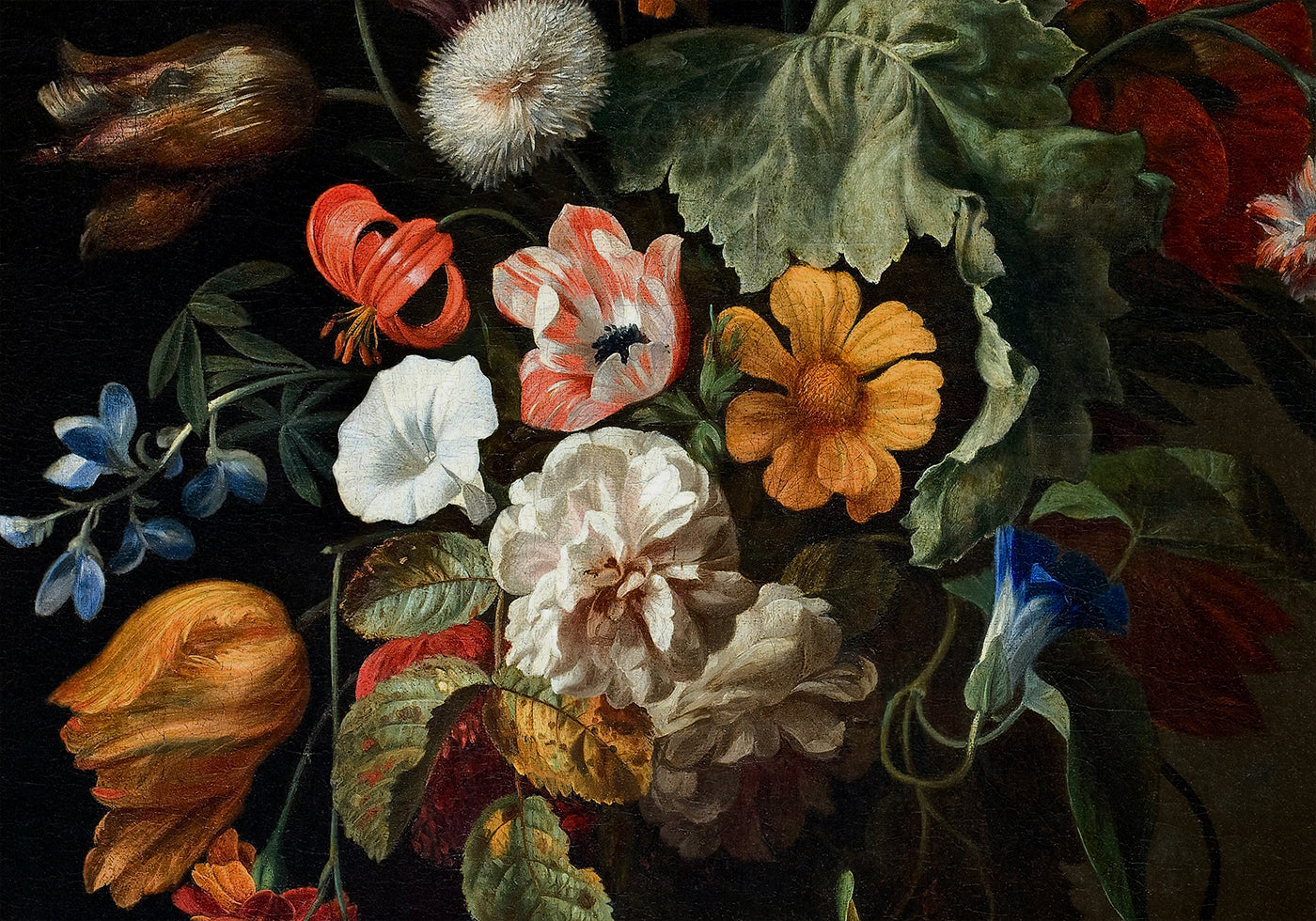 Rachel Ruysch - Still-Life with Flowers Poster