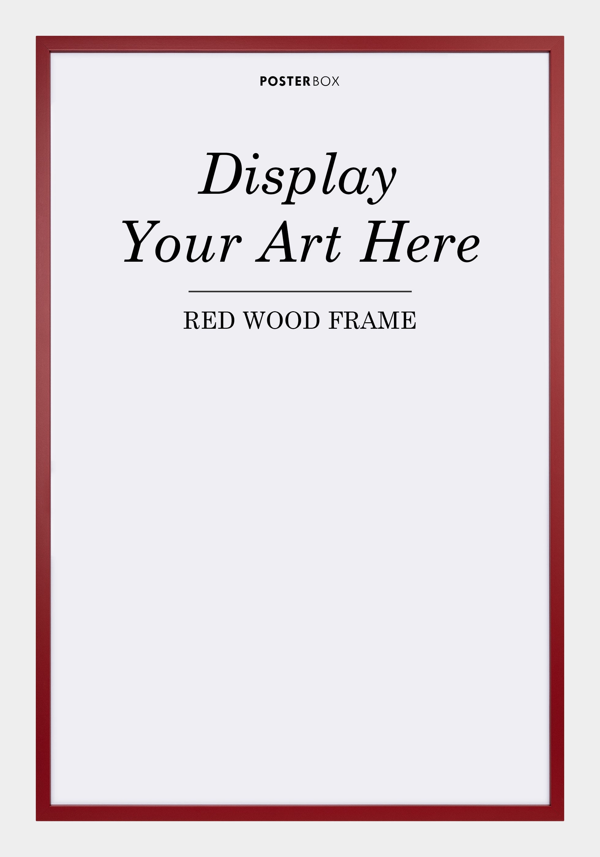 Red Wood Frame