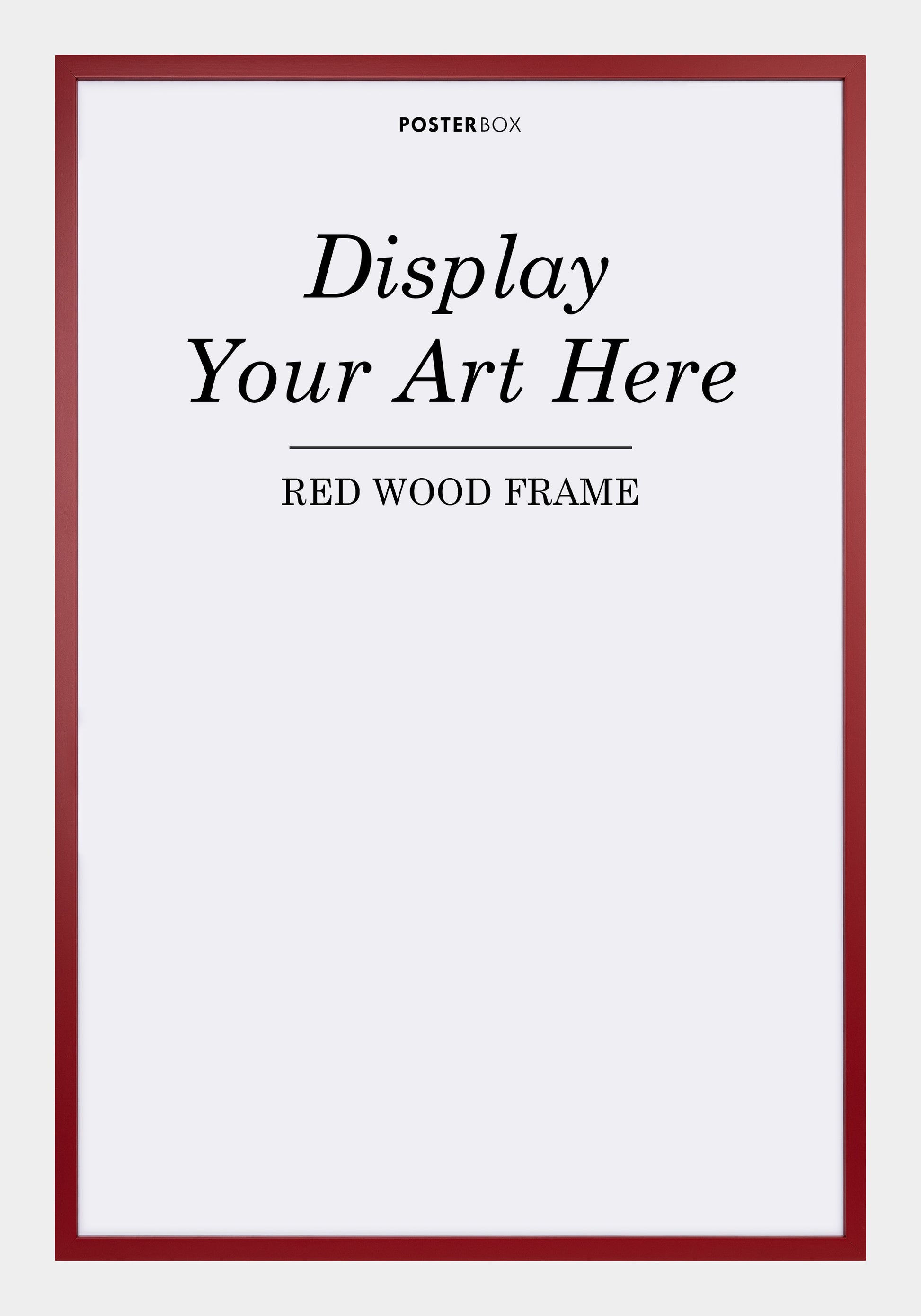 Red Wood Frame