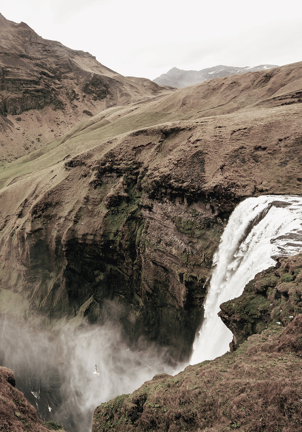 Skógafoss Waterfall Poster