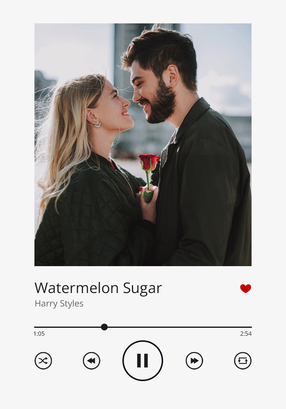 Custom Song Plaque Poster