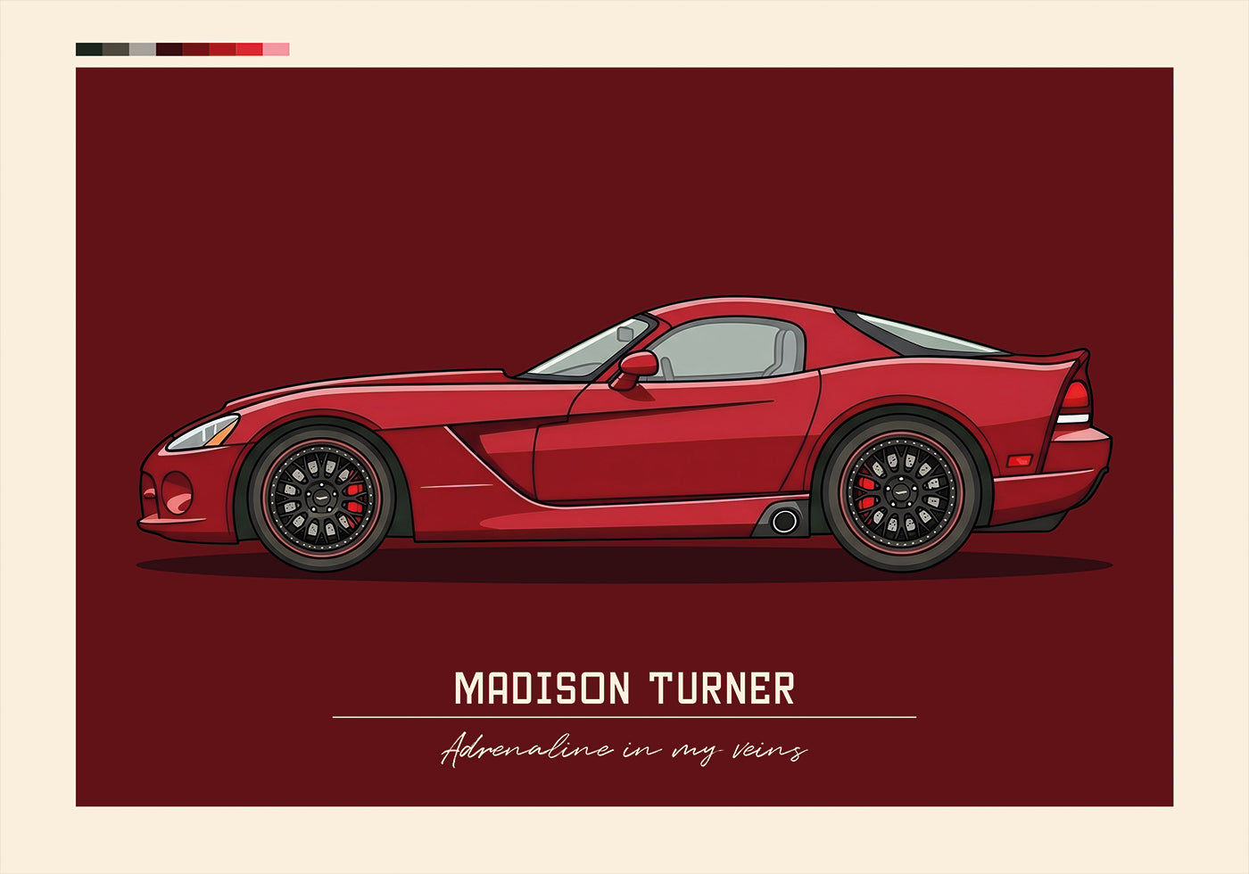 Sport Car Personal 11 Poster