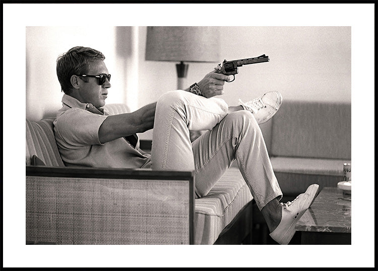 Steve McQueen Movie Scene Poster 1963 Poster