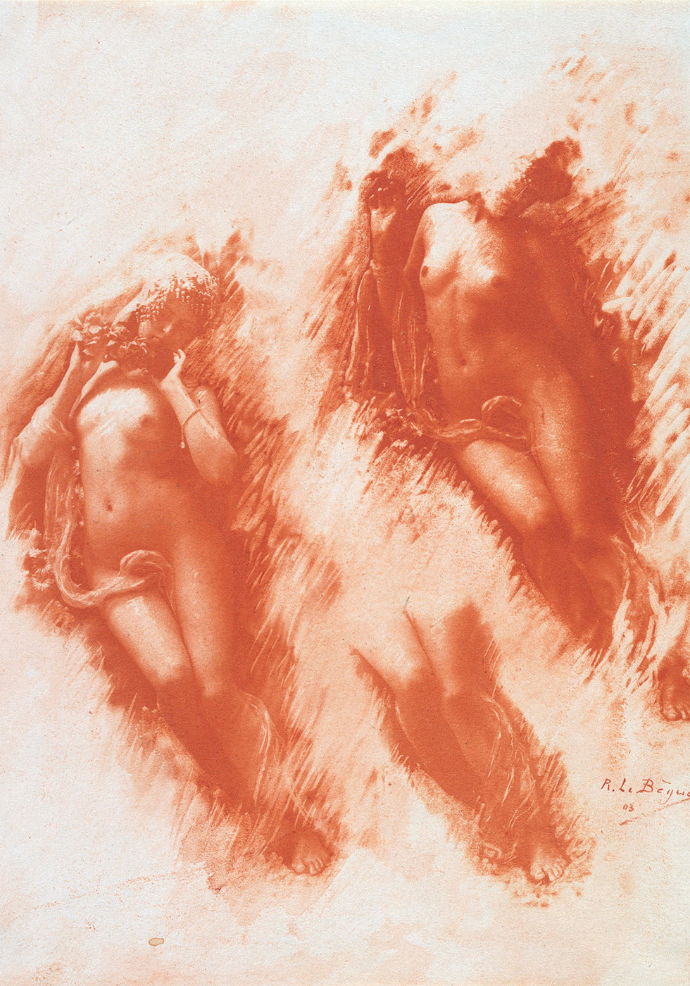 Study in Warm Tones Poster