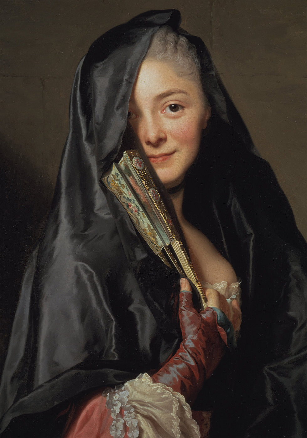 The Enigmatic Lady in Veil Poster