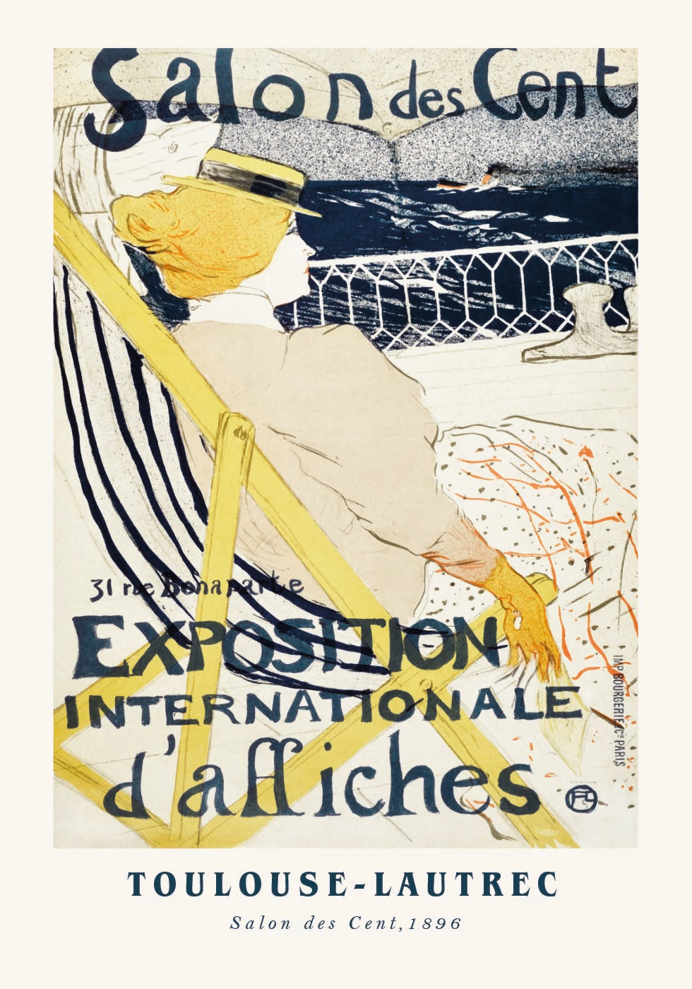 Salon Des Cent, Toulouse-Lautrec Poster