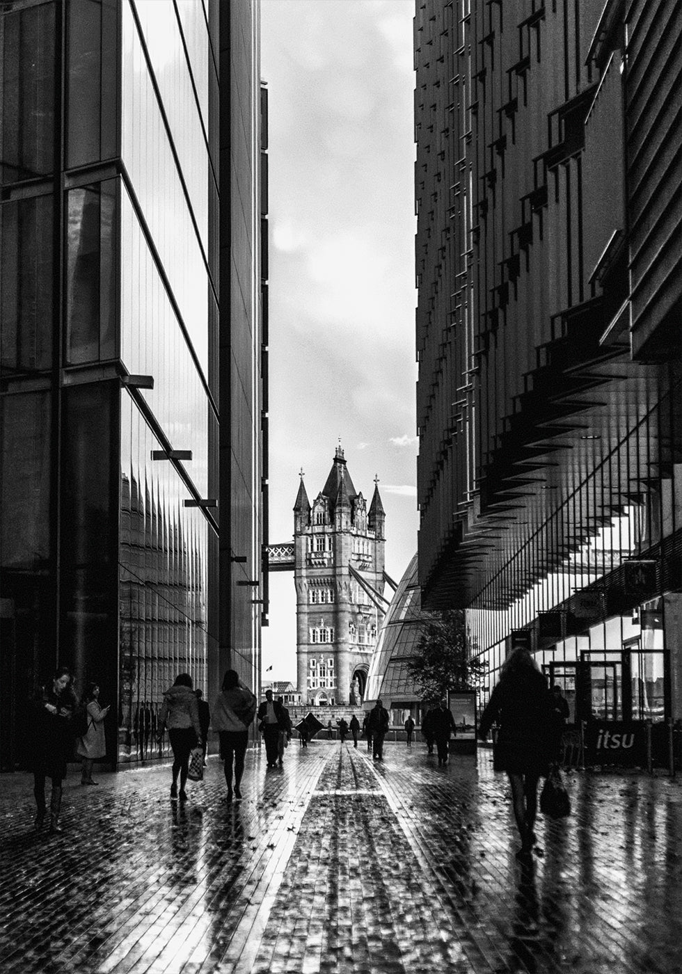 Tower Bridge Urban Perspective Poster