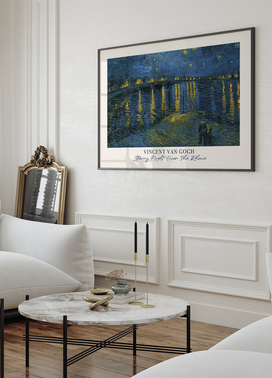 Starry Night Reflection Poster