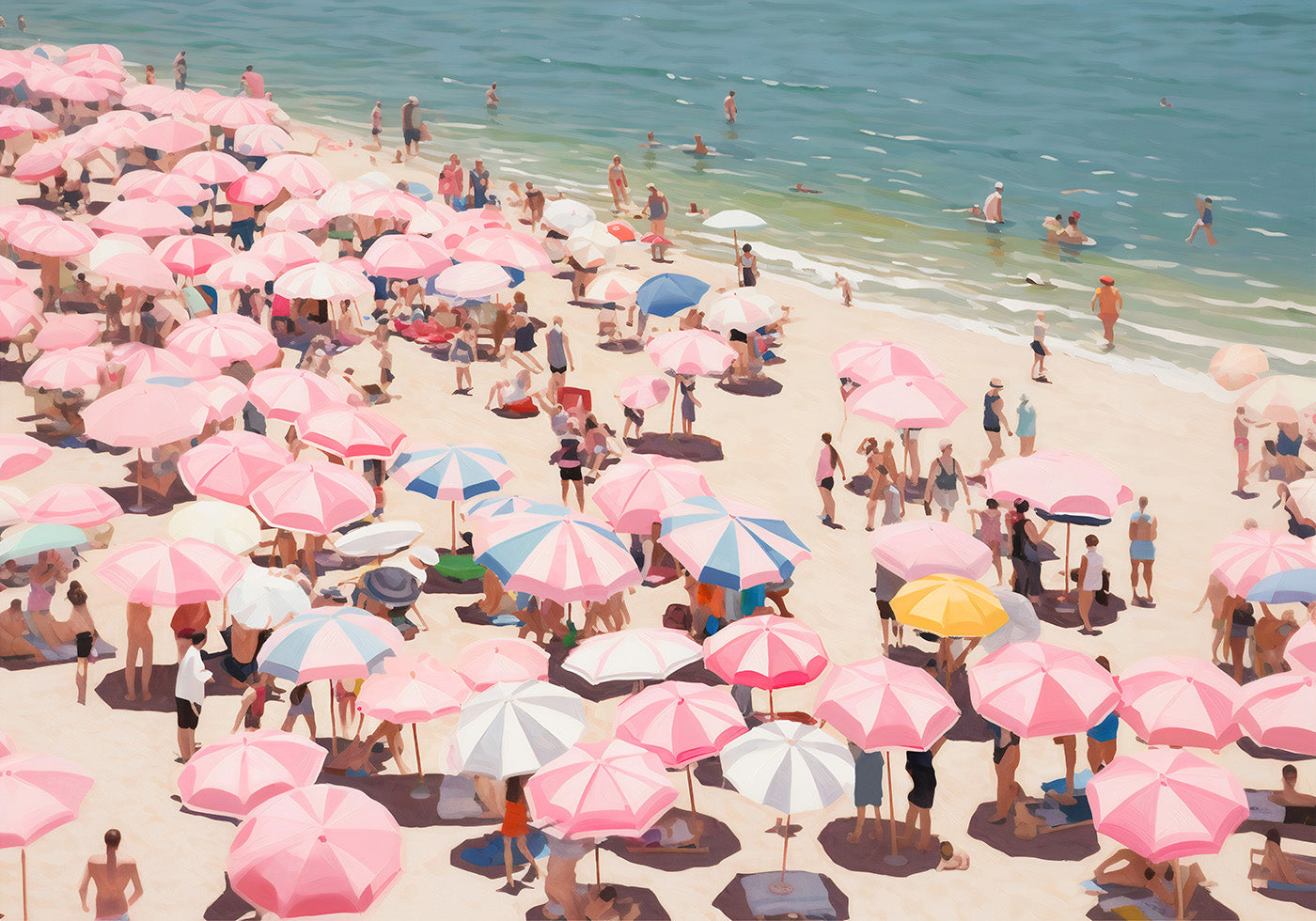 Beach Day Bliss Poster