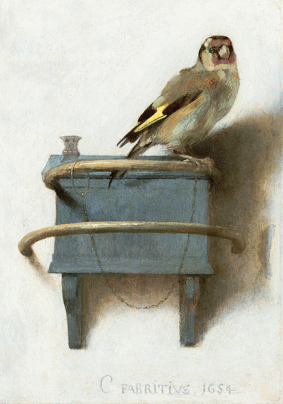 Vintage Bird Painting Poster