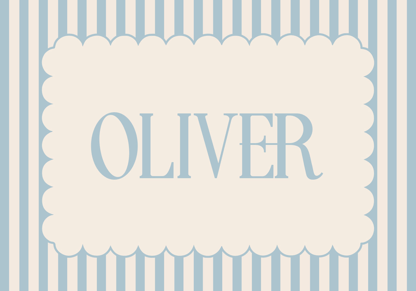 Personalized Boy Name Poster
