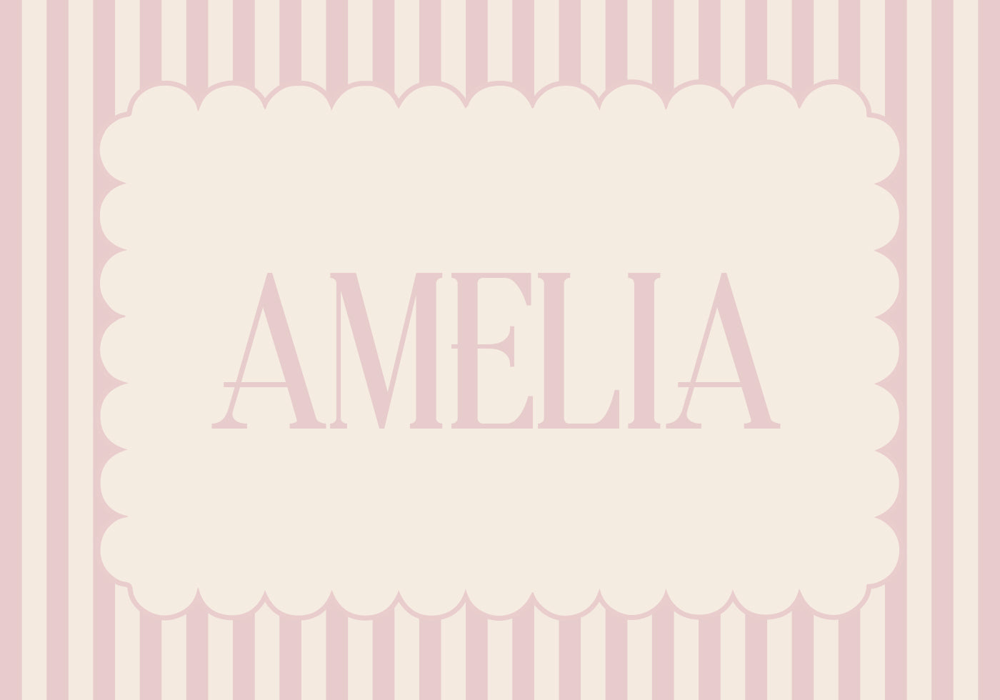 Personalized Girl Name Poster