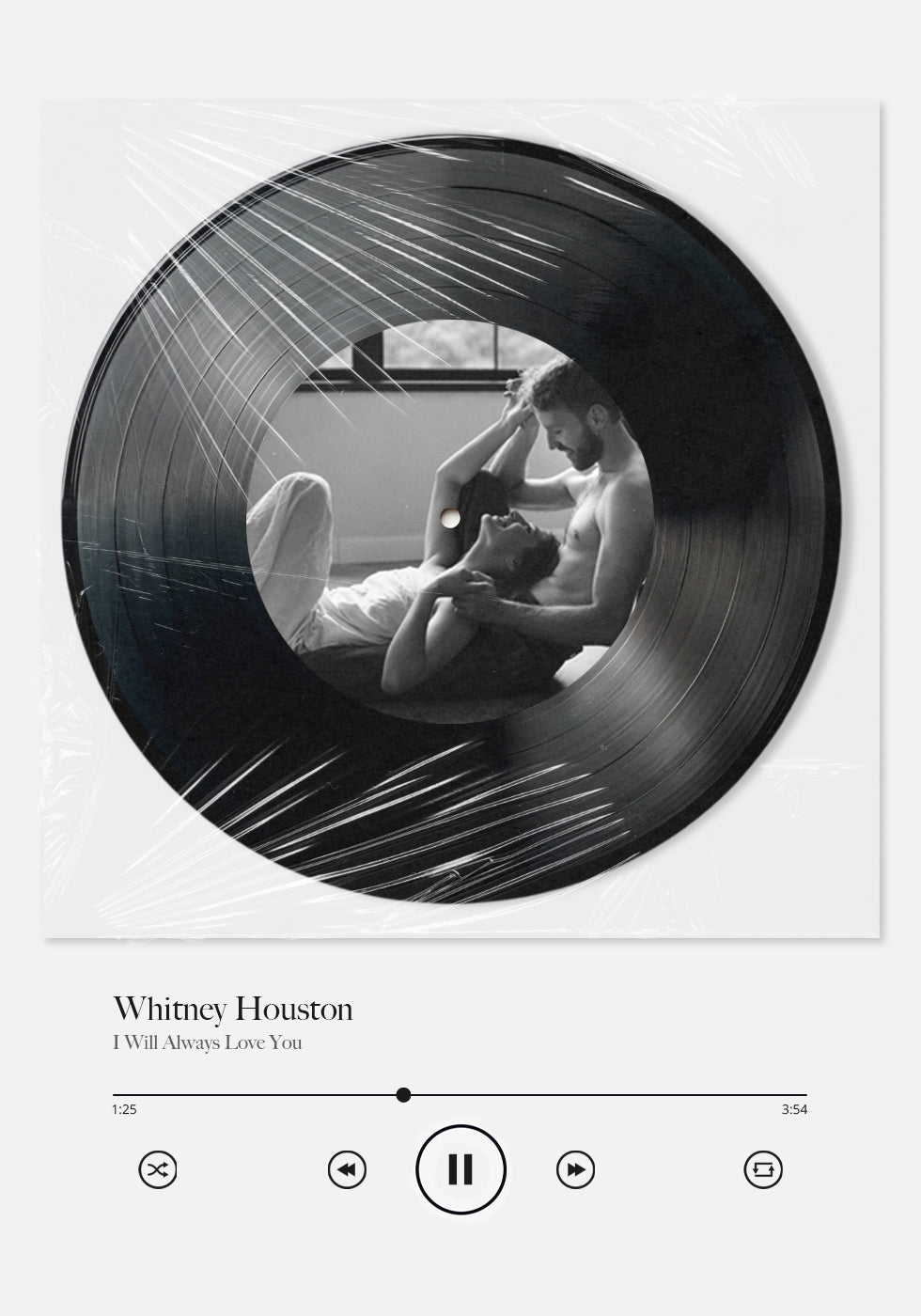 Your Song, Your Story, Personalized Vinyl Record Poster