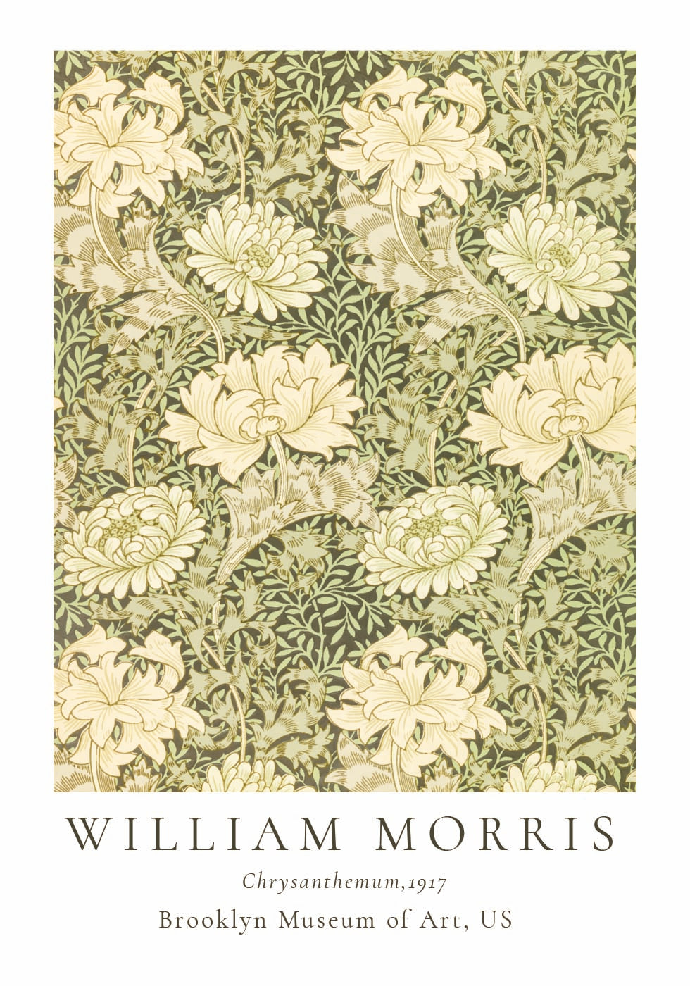 W. Morris - Chrysanthemum Poster