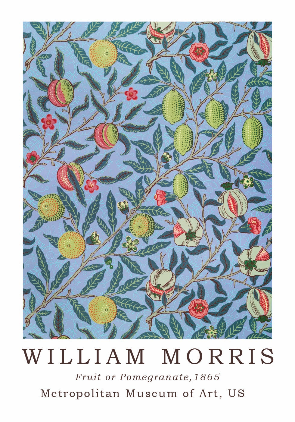 W. Morris - Fruit or Pomegranate Poster