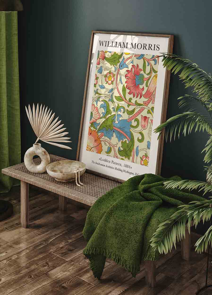 William Morris Lodden Pattern Poster