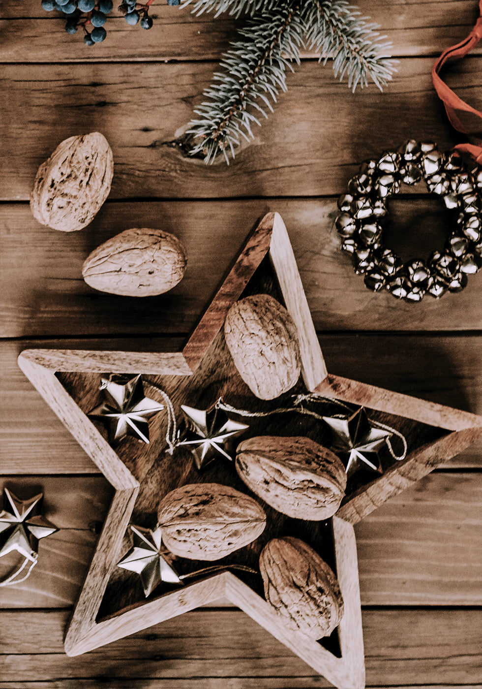 Walnuts in a Wooden Star II Poster