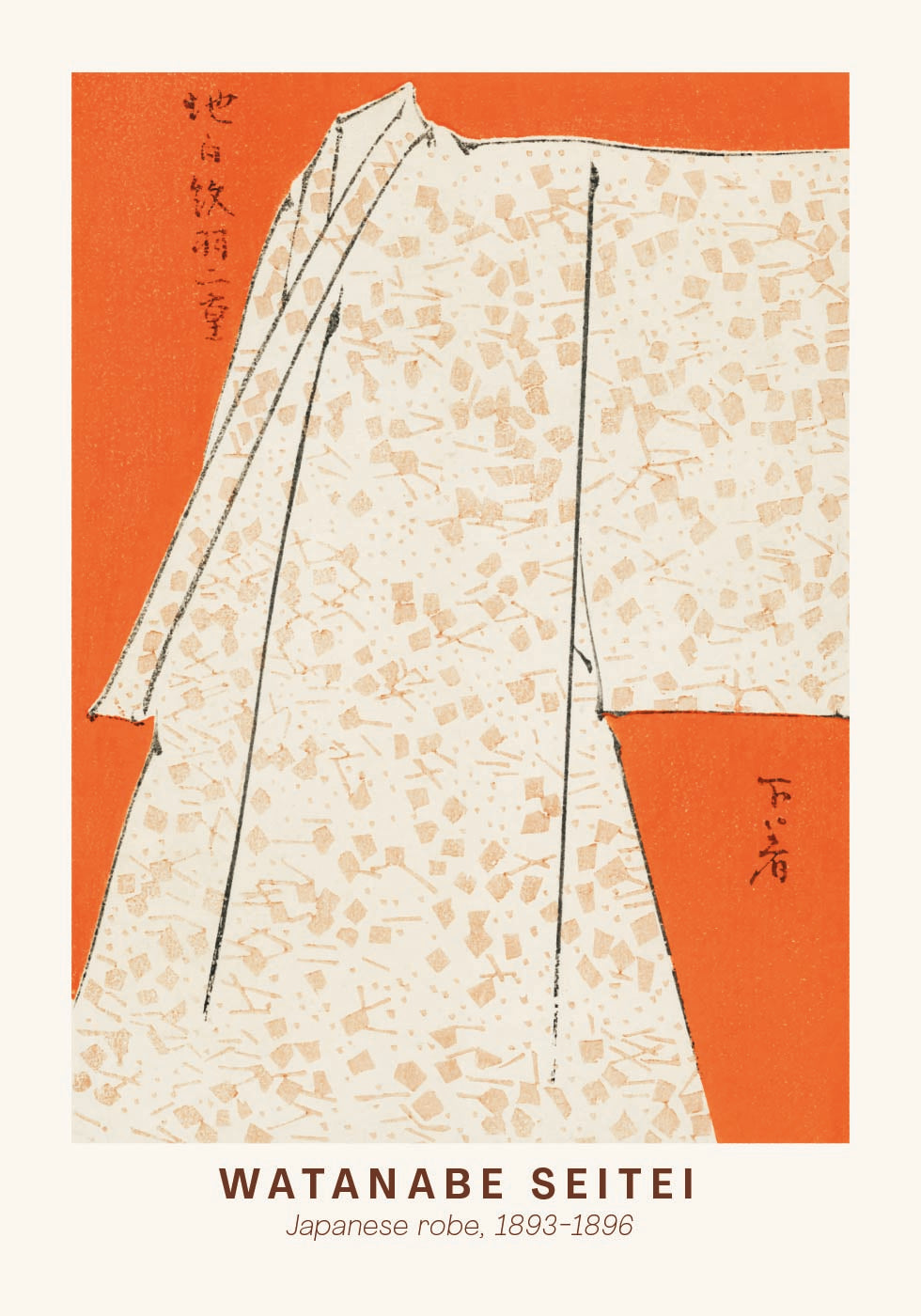 Watanabe Seitei Japanese Robe Poster