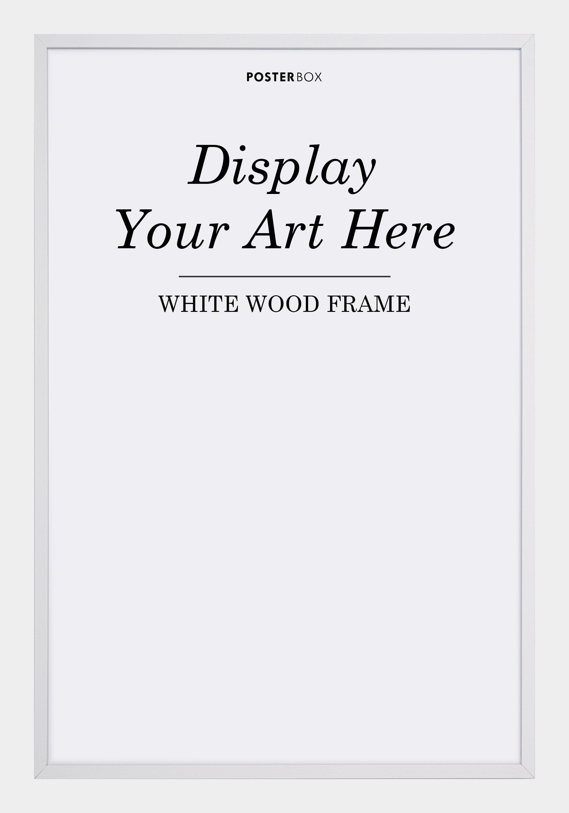 White Wood Frame