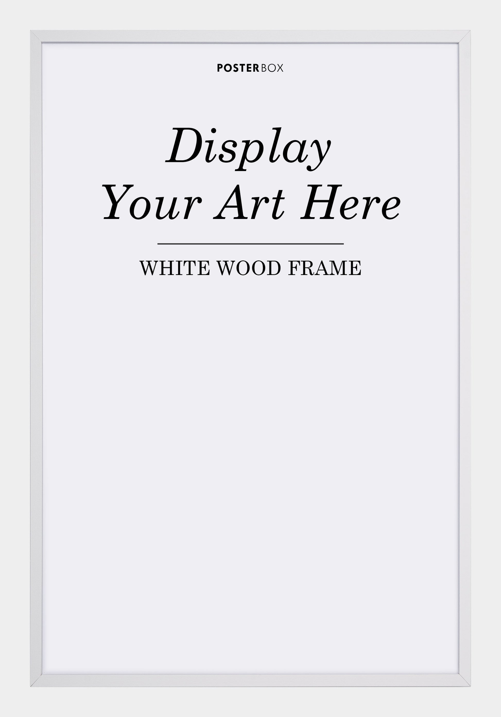 White Wood Frame