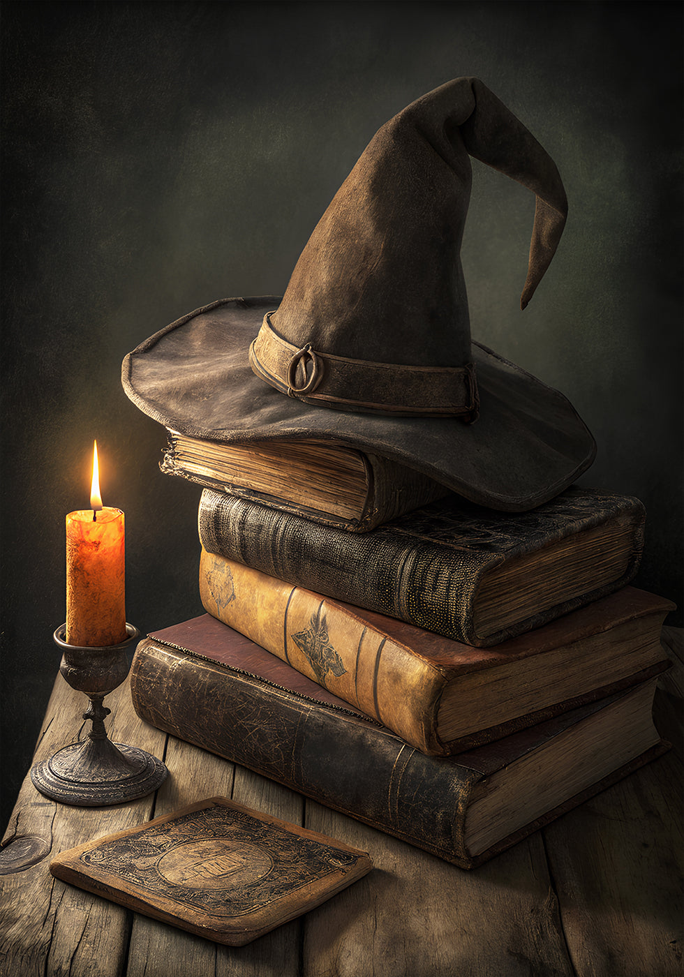 Witchy Spell Books Poster
