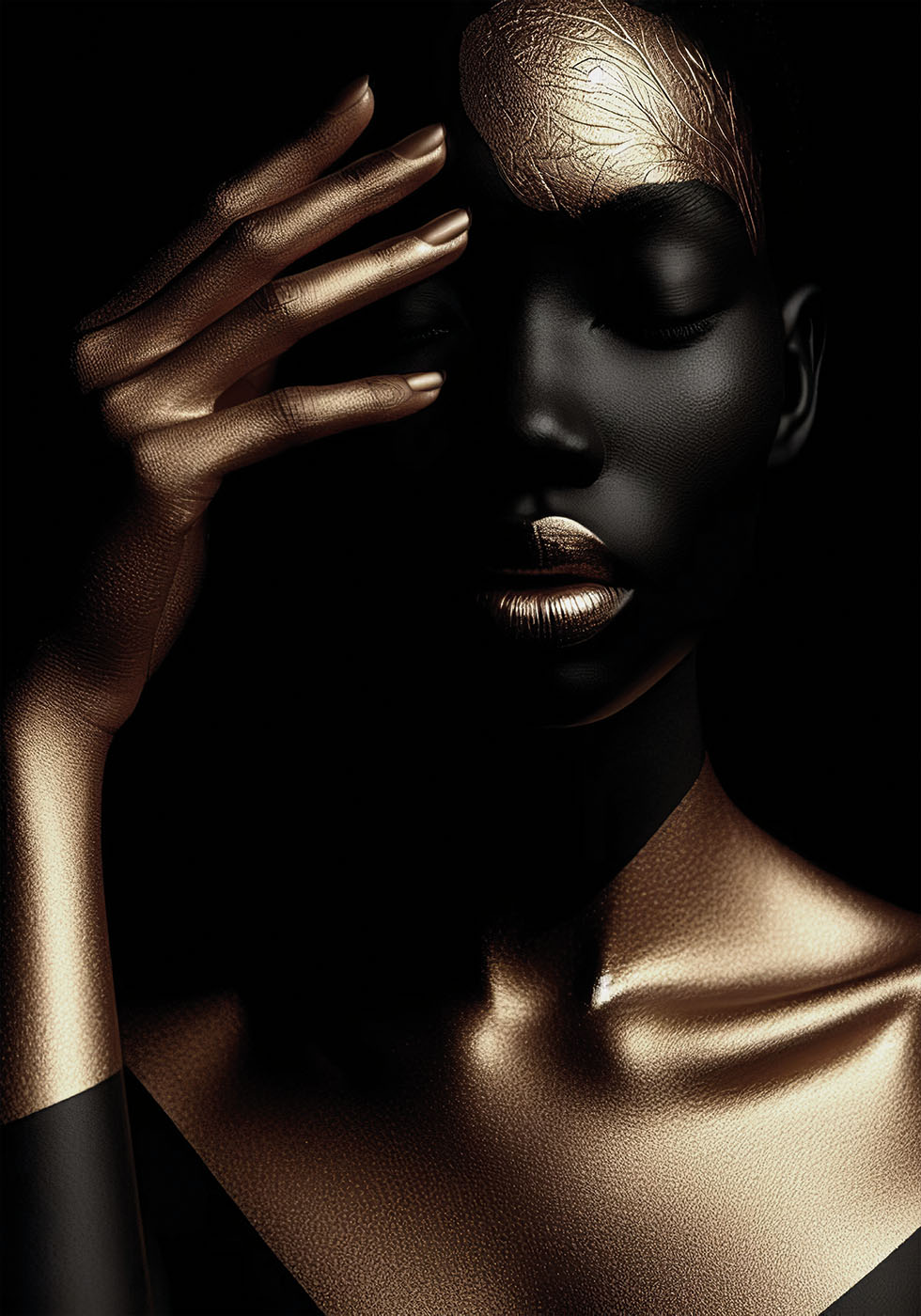 Radiant Shadow Radiant Shadow Portrait Poster – Posterbox.uk