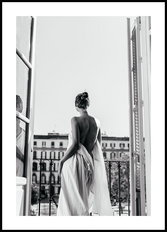 Serene Woman in Natural Light Poster