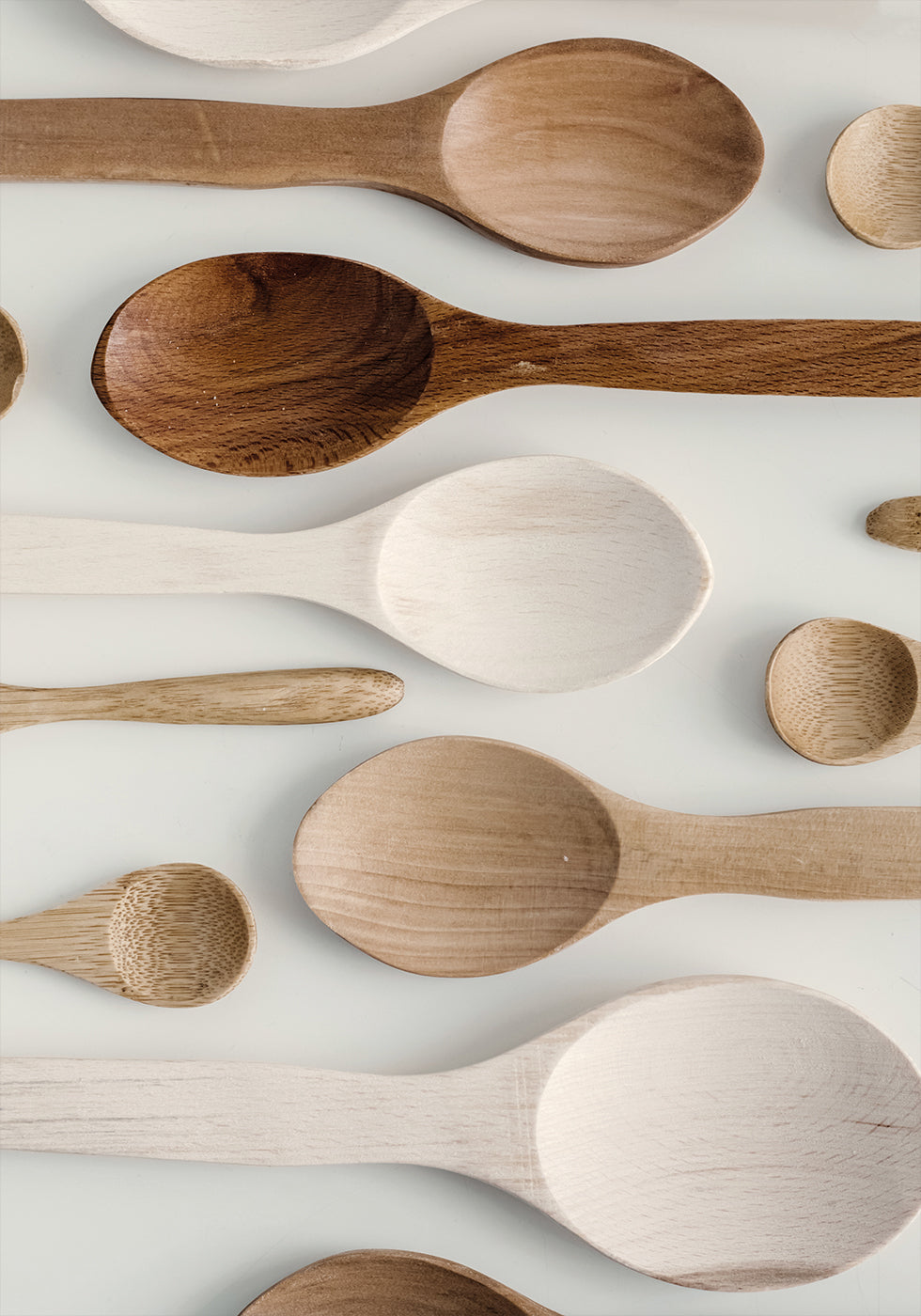 Wooden Spoons Arrangement Poster