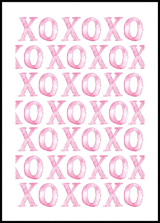 XOXO Love Poster