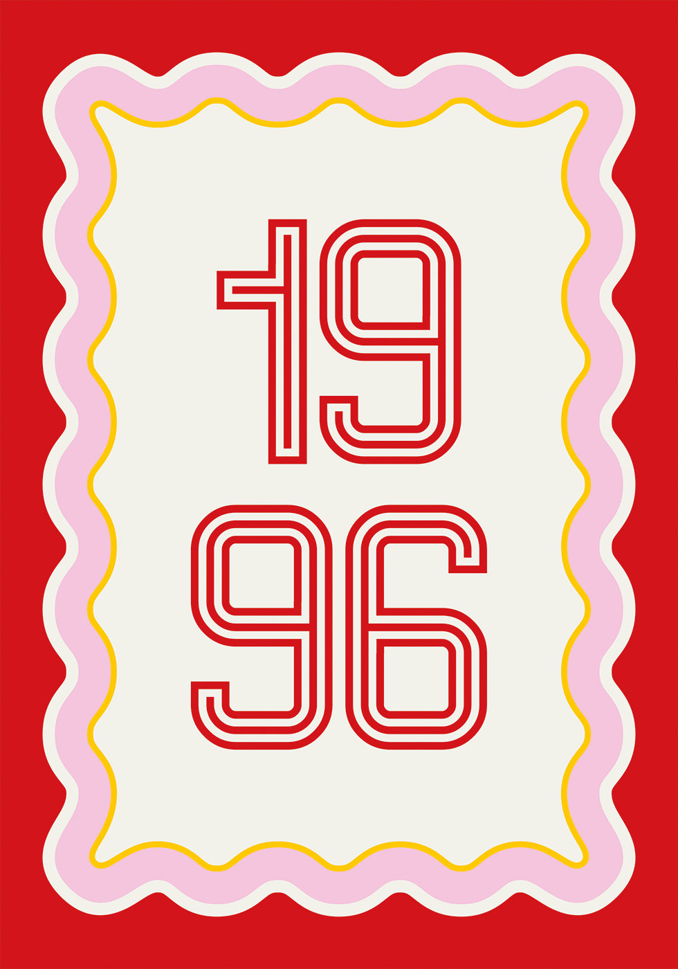 Your Year in Retro Style Personal Poster