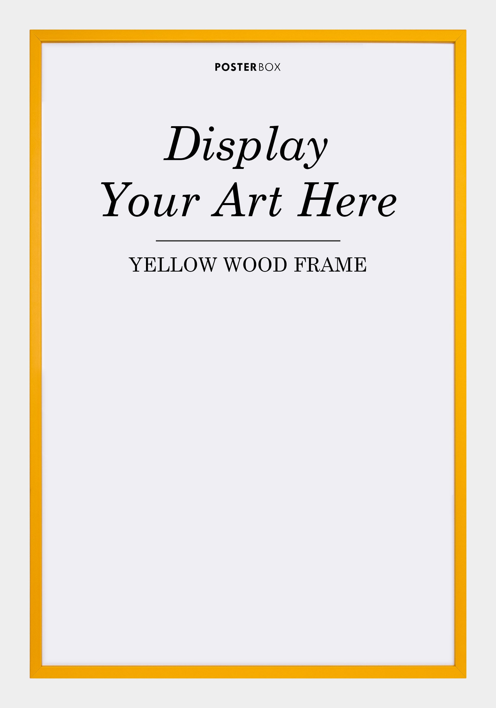 Yellow Wood Frame