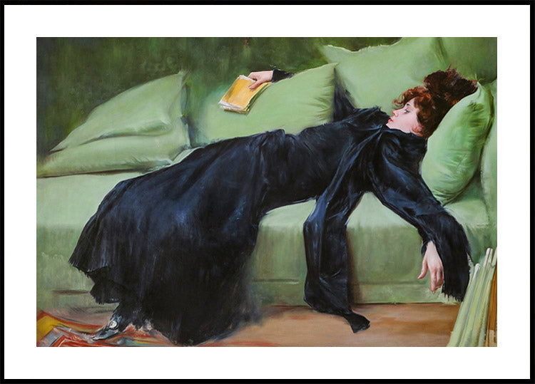 Decadent Young Woman, After the Dance Poster