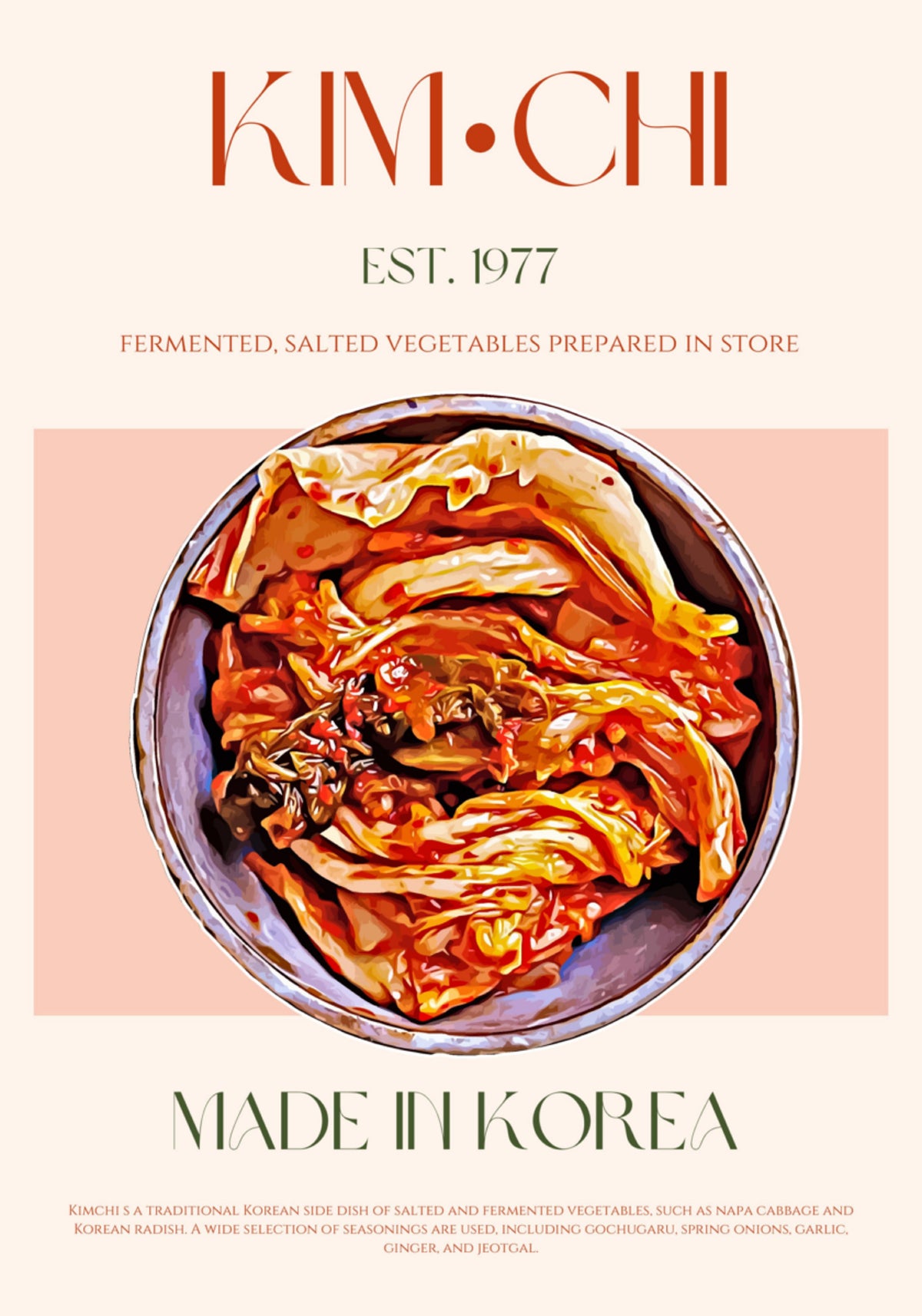 Authentic Korean Kimchi