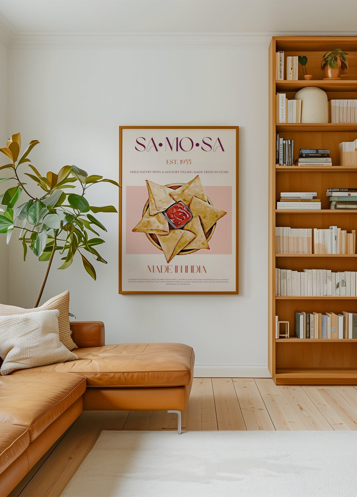 Golden Samosas with Dip