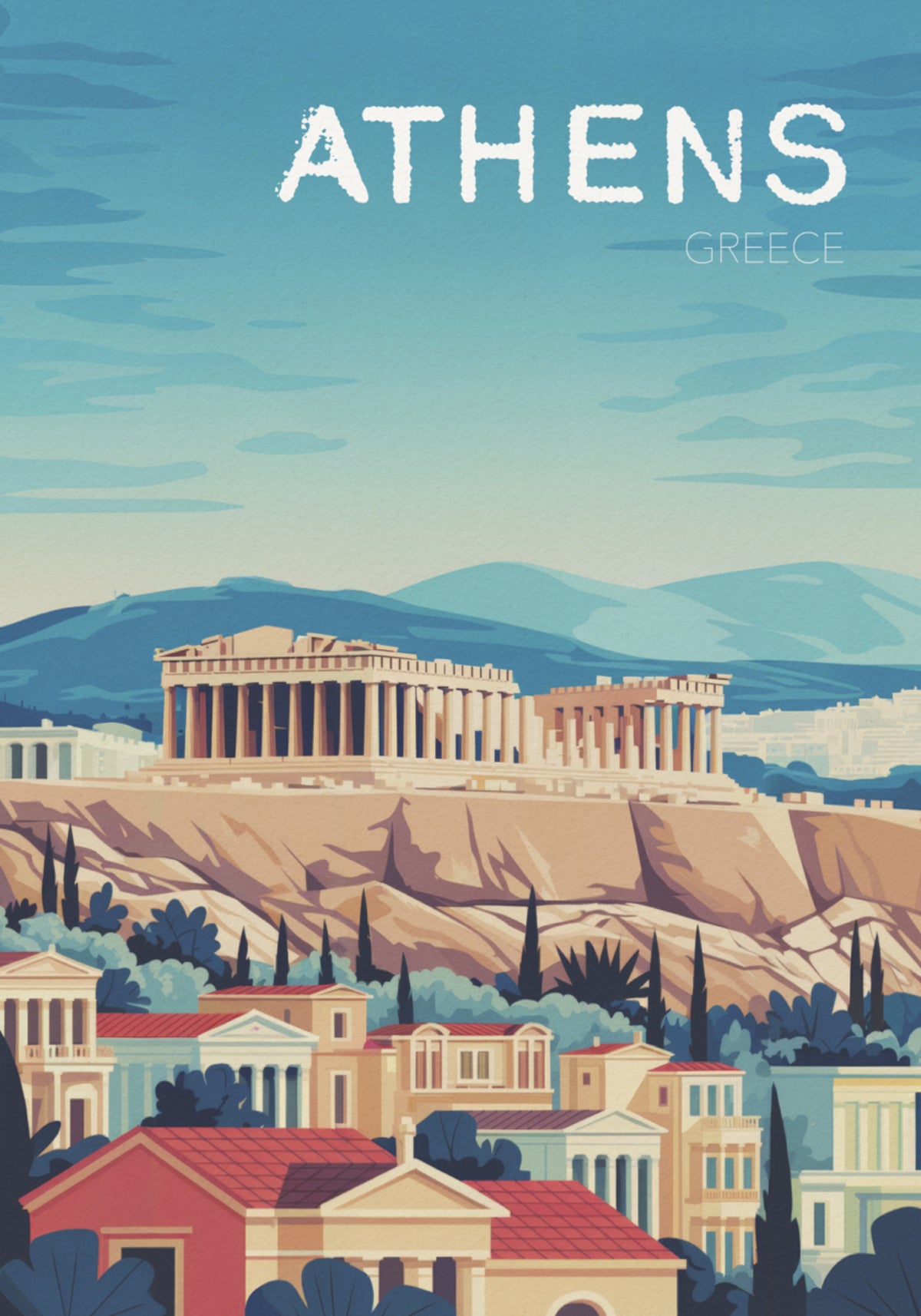 Athens Acropolis Vista