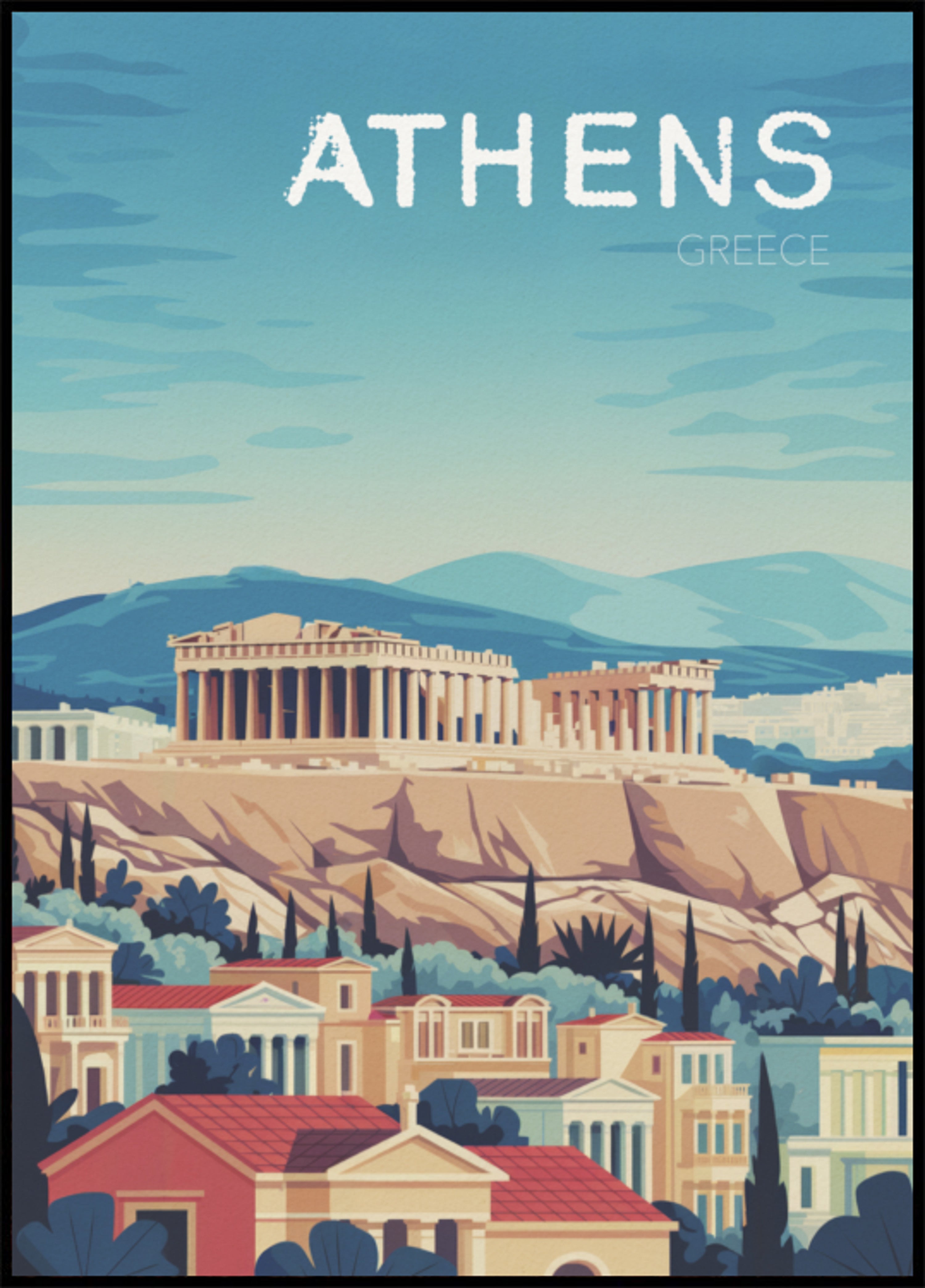 Athens Acropolis Vista