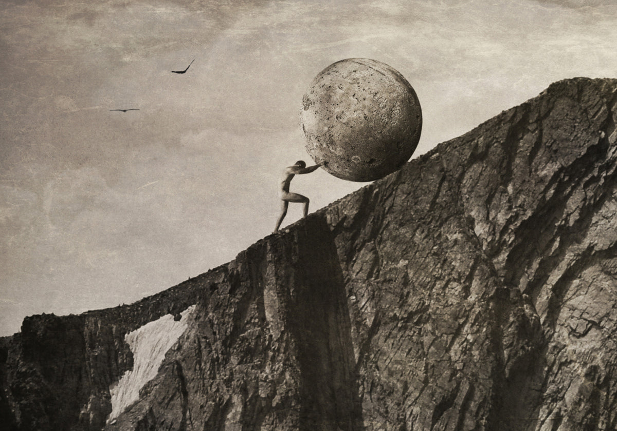 Man's Uphill Struggle
