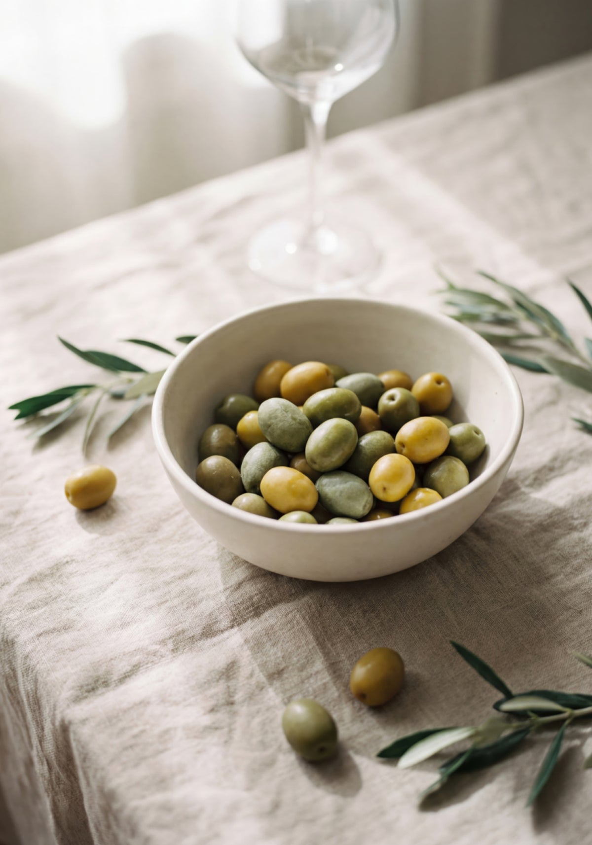 Olives With Wine
