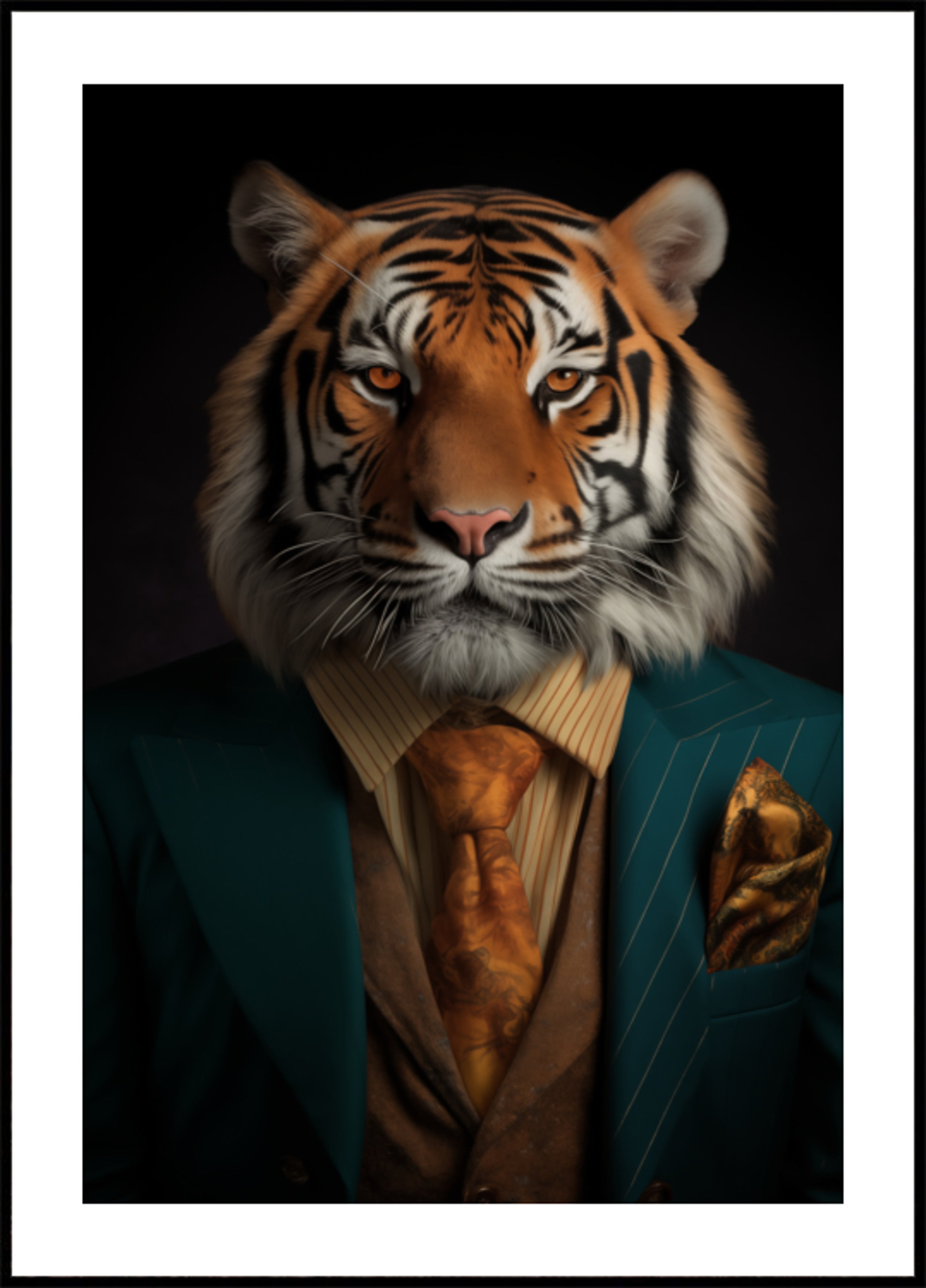Dapper Tiger Portrait