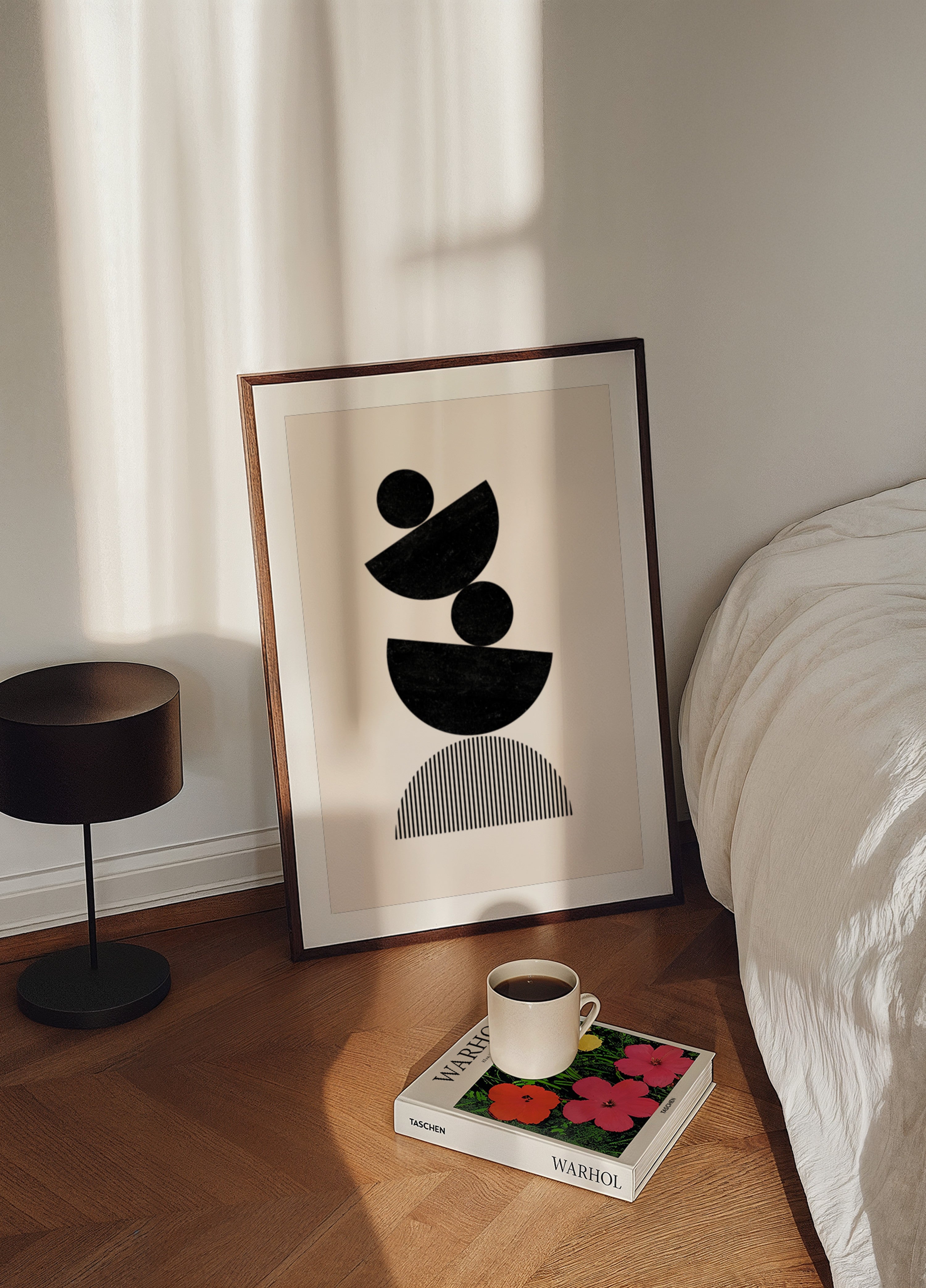 Black Geometric Balance
