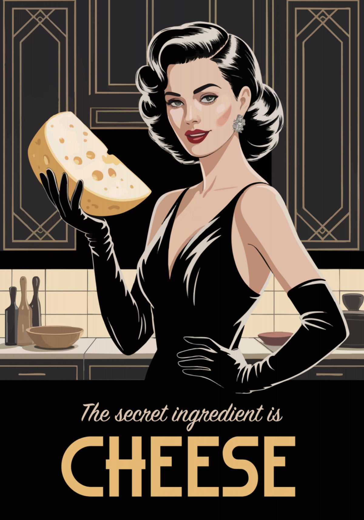 Retro Glamour Cheese