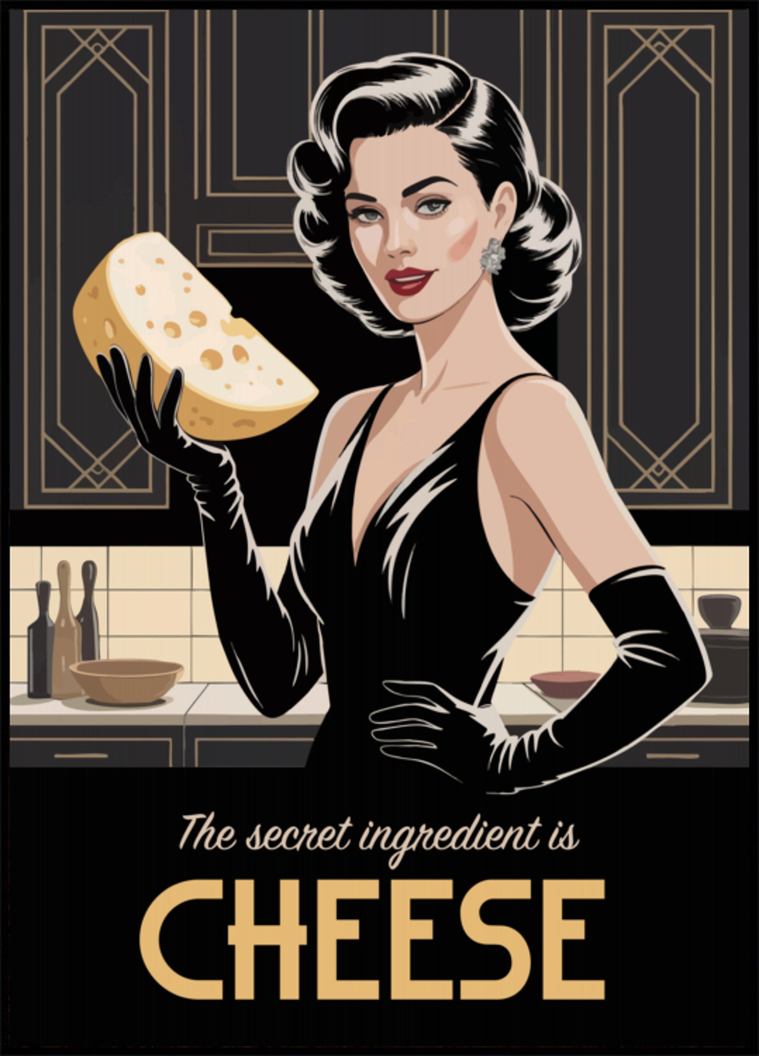 Retro Glamour Cheese