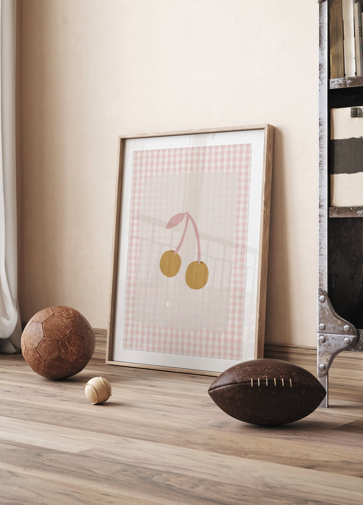 Sweet Gingham Cherries