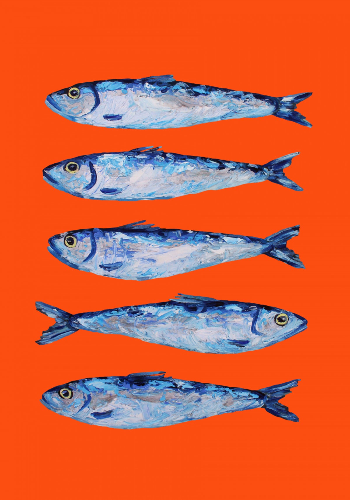 Sardines On Orange