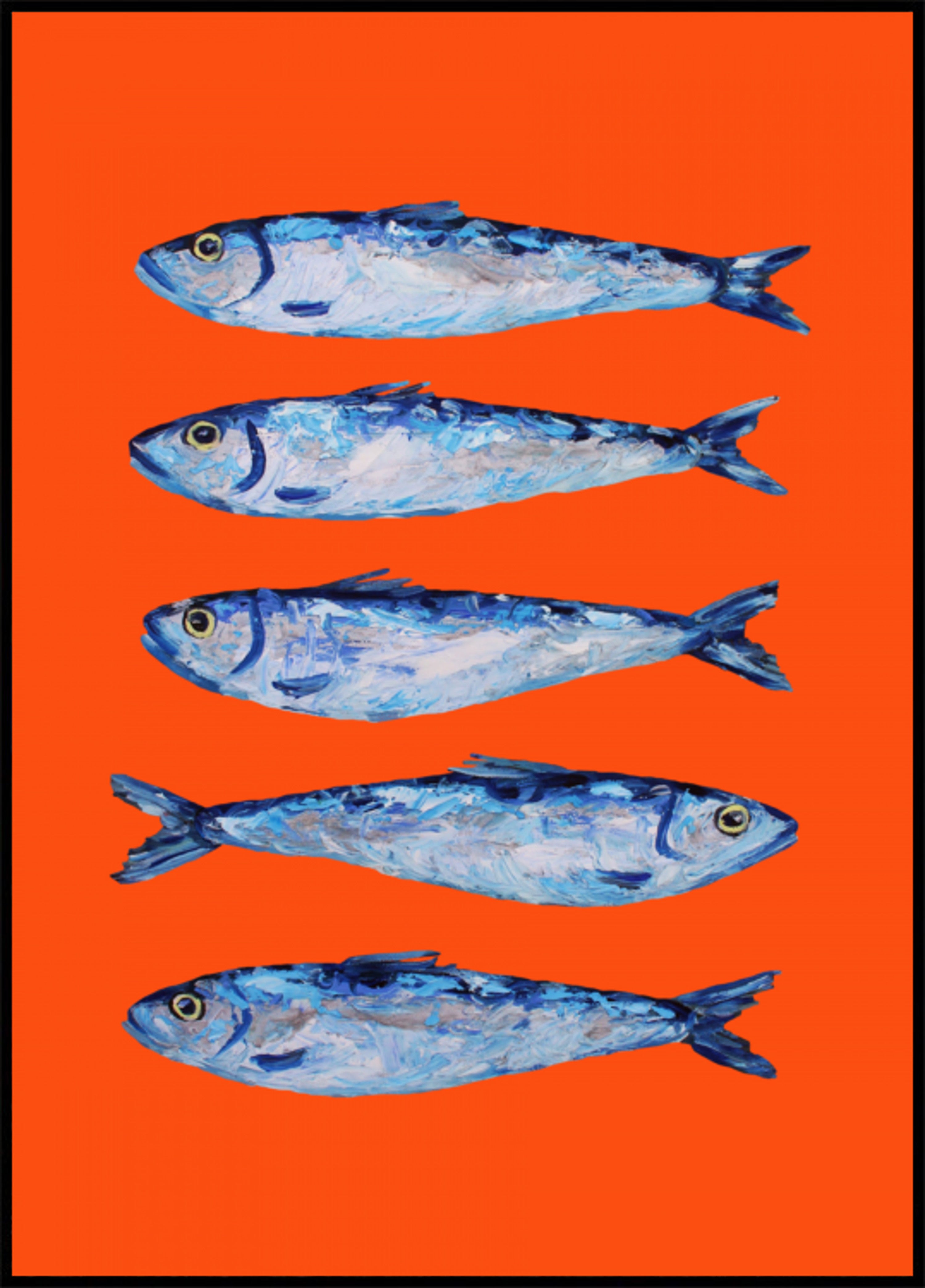 Sardines On Orange